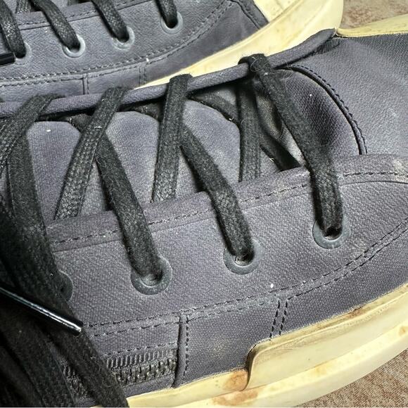 Adidas Y-3 Yohji Yamamoto Ajatu Court High Size 12‎ 1/2 Black Cream White main image 11